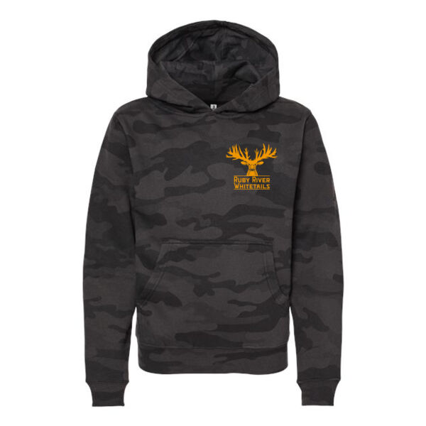 Independent Trading Co - Youth Midweight Hooded Sweatshirt - Printed Logo Thumbnail