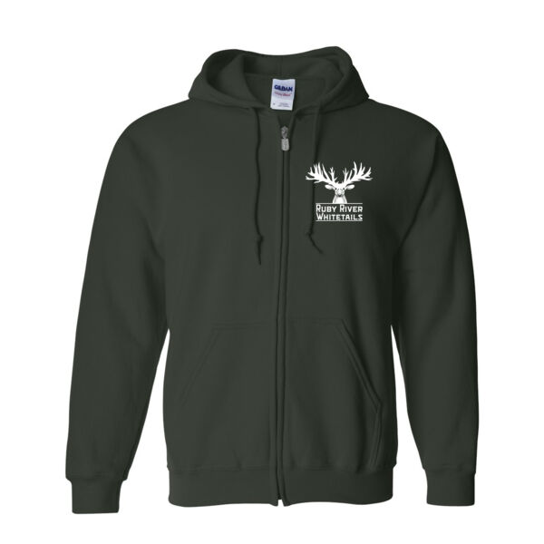 Gildan - Heavy Blend Full-Zip Hooded Sweatshirt - Printed Logos Thumbnail