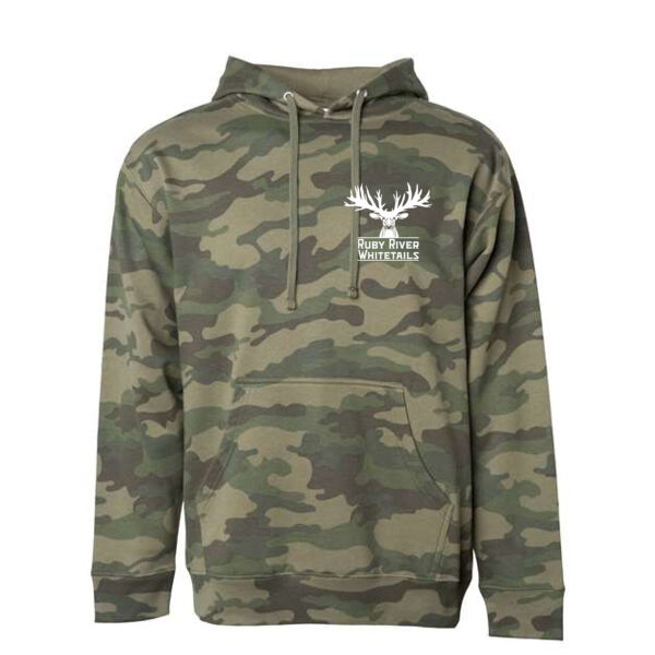 Independent Trading Co - Midweight Hooded Sweatshirt - Printed Logo Thumbnail