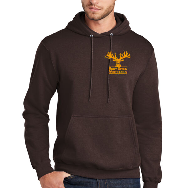 Port & Company Core Fleece Pullover Hooded Sweatshirt - Embroidered Logo Thumbnail