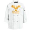 Eight Knot Button Chef Coat with Thermometer Pocket Thumbnail